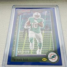 Panini 2022 Classics Tyreek Hill Timeless Tributes Light Blue #62 /125