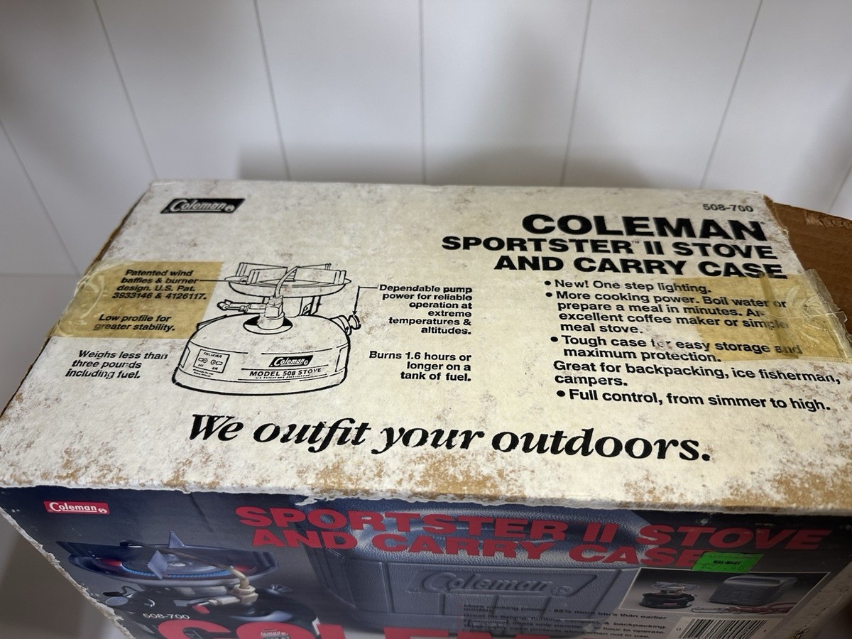 Coleman Sportster Ⅱ 508A700J Coleman Model 508a700 Sportster II Camp Stove & Case Vintage