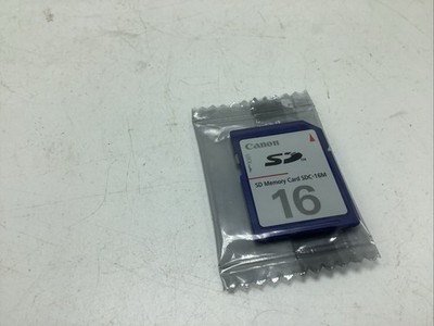 New Canon 16MB SD CARD FOR EARLY DIGITAL CAMERA CAMCORDER MMC-16M