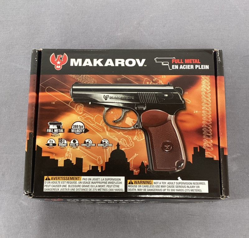 Umarex Legends Makarov 2252232 .177 BB Air Pistol 380 FPS 18 Rd- All Metal #2
