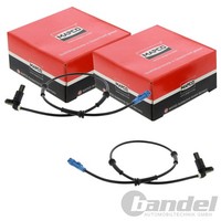 2X Mapco ABS-SENSOR Raddrehzahl Hinten Passend FüR Peugeot 206 Links+Rechts | 86
