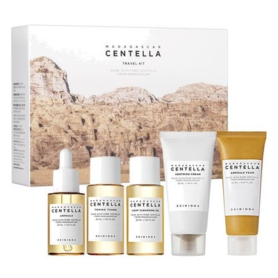 Centella Travel Kit - Korean Skincare Set for Sensitive Skin