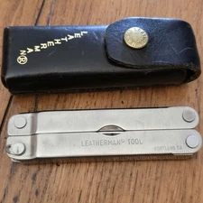 LEATHERMAN ORIGINAL PST II RETIRED MULTI TOOL PLIERS KNIFE SCISSORS & SHEATH