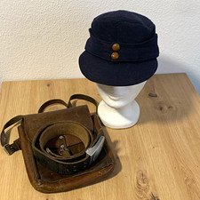 Koppelschloss Feldm&uuml;tze M&uuml;tze Ledertasche Jugend Wk2 WH WW2 Hj Dj Bdm Pimpf RAR