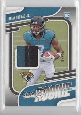2024 Panini Absolute Rookie Materials Holo Silver /49 Brian Thomas Jr RC 1ce5