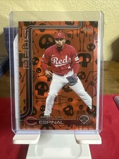 2025 Topps Update Santiago Espinal Holiday Halloween Mummy Foil 37/50 US150 Reds