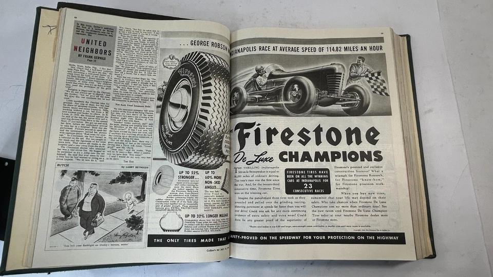 Bound Magazine: Collier's Weekly: July to September 1946 - Image 3 of 4