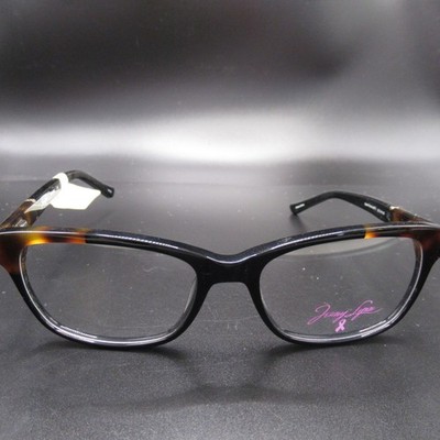 Jenny Lynn JL Delightful Eyeglass Frames Black Tortoise BKT 52-16-135 Womens
