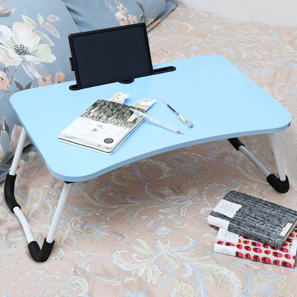 Folding Laptop Table Stand Bed Tray Sofa Lap Computer Desk Notebook Breakfast