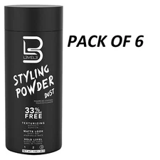 L3VEL3 Styling Powder Dust /Texturizing/Matte Look/Hold Level 3 - PACK OF 6