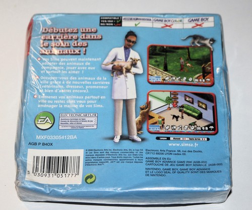 *Authentic New & Sealed* Nintendo Game Boy Advance GBA The Sims 2 Pets GameBoy - Picture 2 of 4