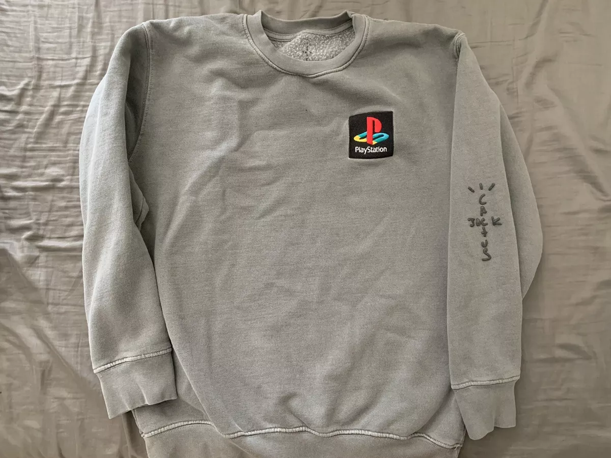 Travis Scott Cactus Jack x PS5 PlayStation, PS Classic Crewneck, YOUTH XL |  eBay