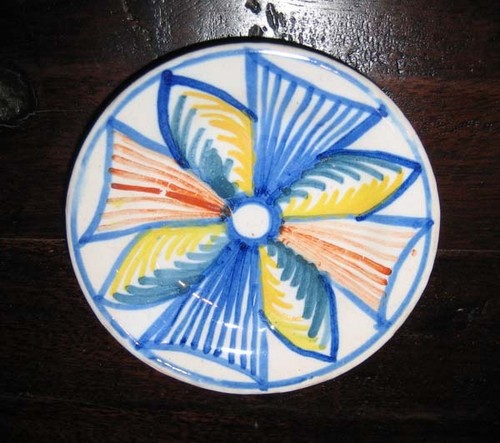 Antique French child's Brittany Quimper large miniature plate Choice - Picture 2 of 2