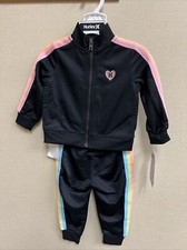 Hurley 2 Pc Track Suit Outfit Jacket w/Jogger Pants Infant/Toddler 12 Mo - NEW