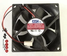 AVC 8CM DS08025R12U DC 12V 0.7A 80*80*25mm 8CM 2-wire CPU cooling fan