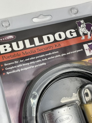 Belkin Bulldog Kit di Sicurezza Media Portatile #F8E502 Chiavi Blocco Cavo Borsa da Viaggio - Foto 7 di 7