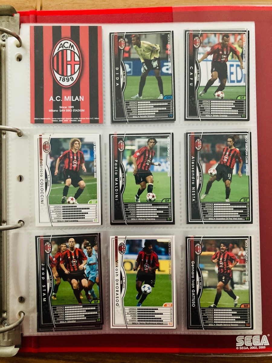 WCCF 2004~2005 2004-05 Panini SEGA WCCF European Clubs 14 Teams Complete