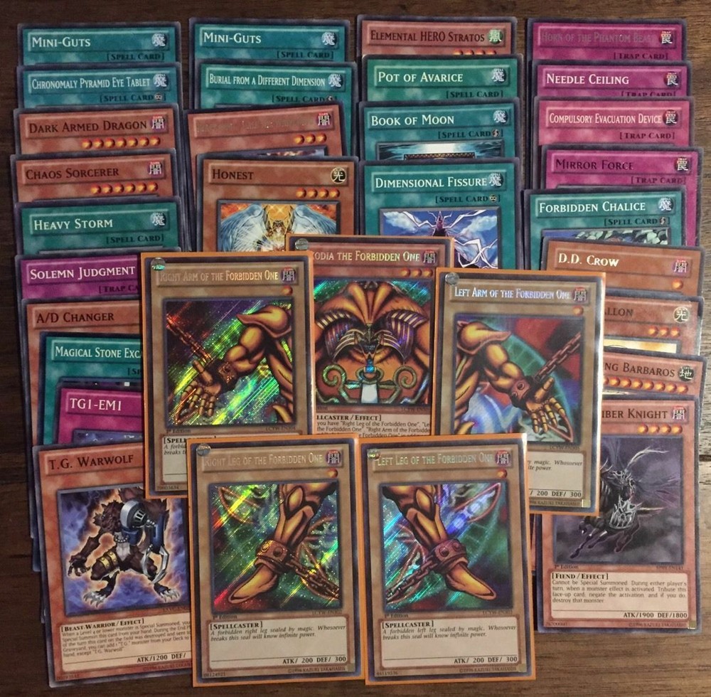 Yu-Gi-Oh! Lot Super Ultra Secret Ultimate Rare Bulk Exodia HOLOS!! + Bonus