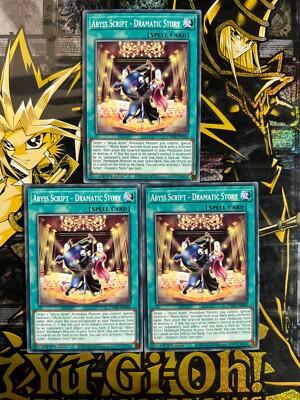 Yugioh 3x Abyss Script-Dramatic Story PHHY-DE064 1.Aufl. Englisch NM Commen 