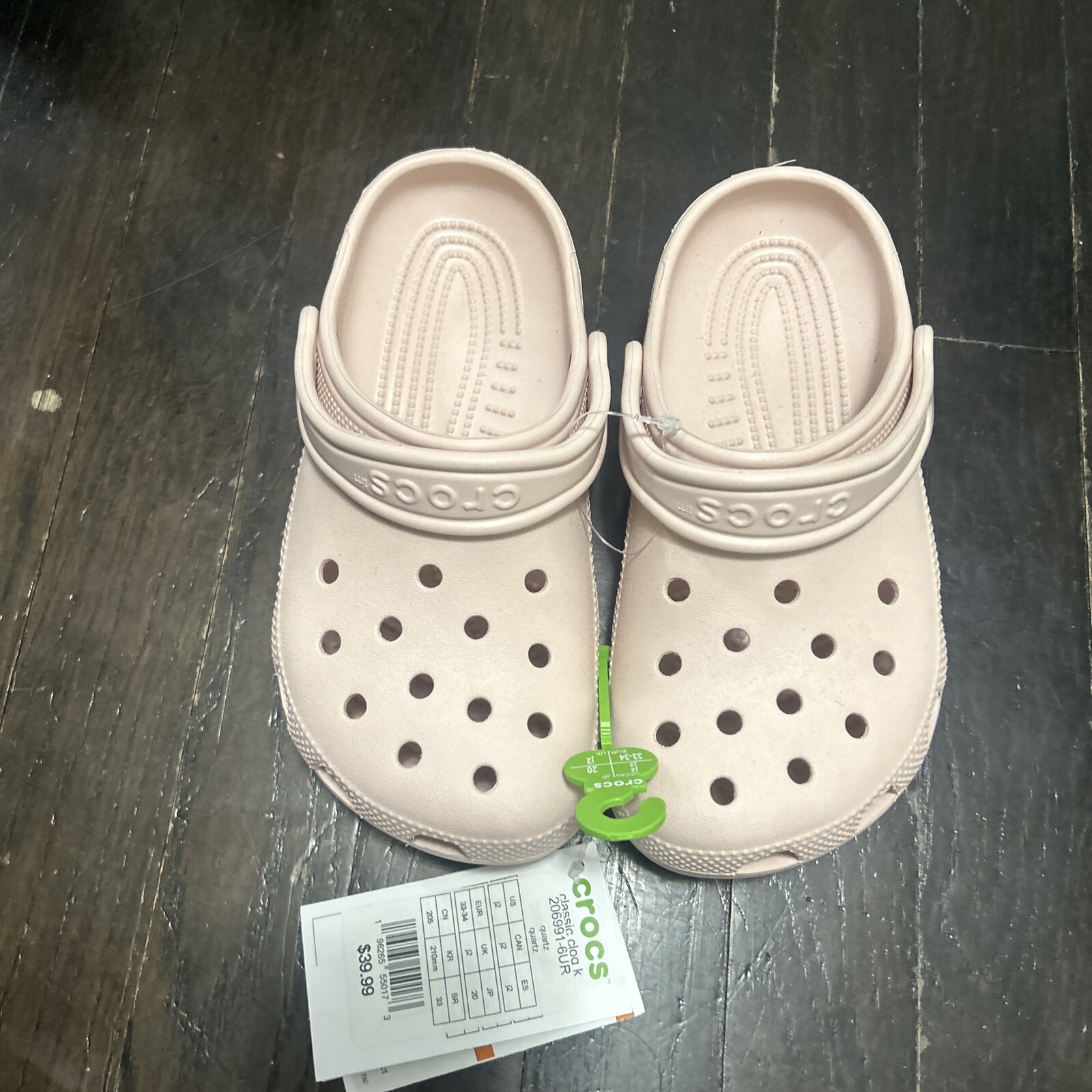 Crocs Kid's Unisex Classic Clog Quartz