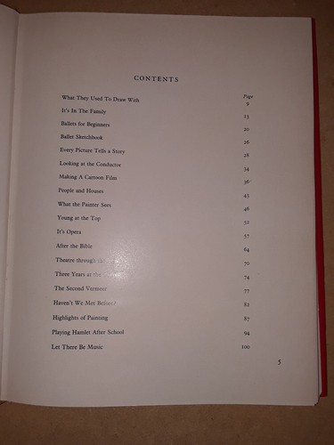 Exploring the Arts (1961) Educational Performing Vintage NM HC with NM DJ - Picture 7 of 8