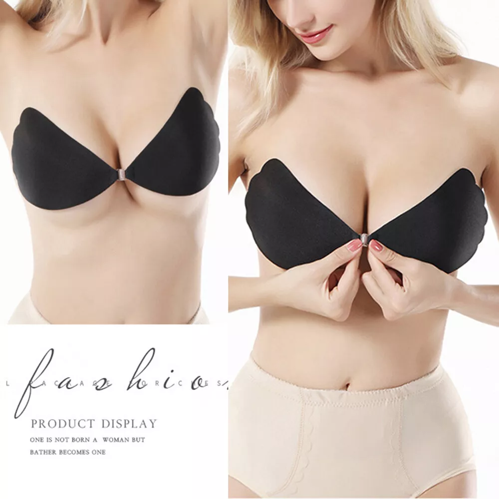 Women Invisible Push Up Lift Bra Sexy Self Adhesive Strapless Backless Fit  Bras