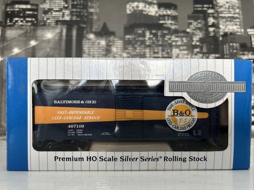 Bachmann Baltimore & Ohio HO B&O Timesaver Silver Premium Nuevo en caja 17012 40’ Caja NUEVO | Condition: New