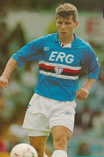 Football Photo VLADIMIR JUGOVIC Sampdoria 1992-93