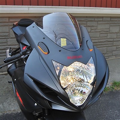 New Rage Cycles Suzuki GSXR 600 & 750 & 1000 Mirror Block Off Turn