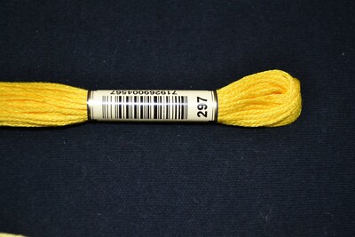 Anchor Cotton Threads for Embroidery Shade 297 Jonquil Medium