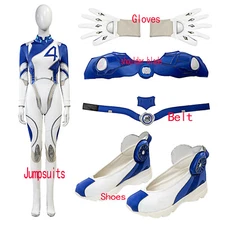 Fantastic Four Cosplay Glove  Invisible Woman Costume Susan Storm Richards Shoes
