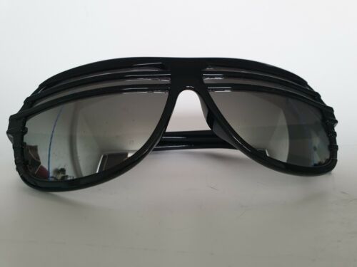 MEGA IBIZA Sonnenbrille, verspiegelt, unbenutzt, Farbe: SCHWARZ - Picture 1 of 3