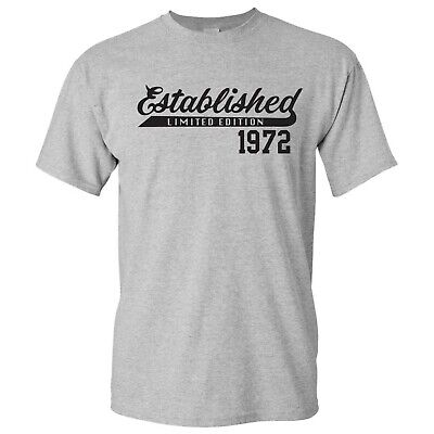 Established 1972 T-Shirt - Sport Grey | eBay