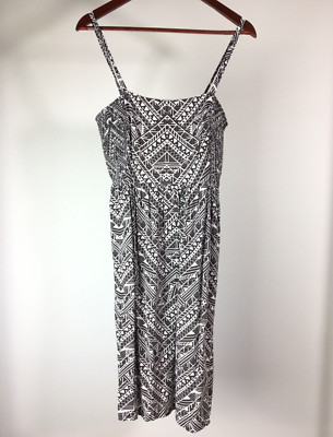 Corey Lynn Calter Anthropologie Sleeveless Geometric Summer Sun Dress SP Petite