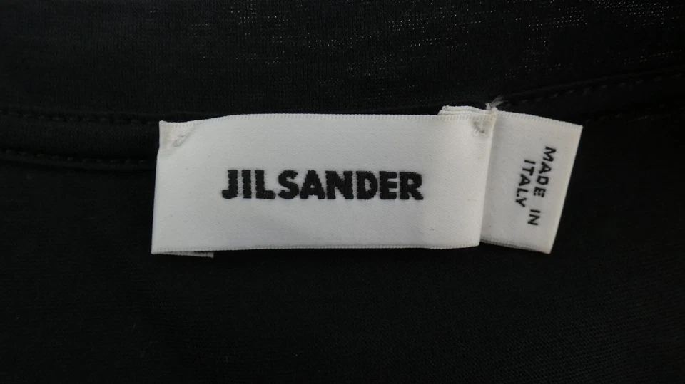 Jil Sander Minimalist Top size M Black & White Tunic 100% Cotton  Italy Made - Image 3 of 4