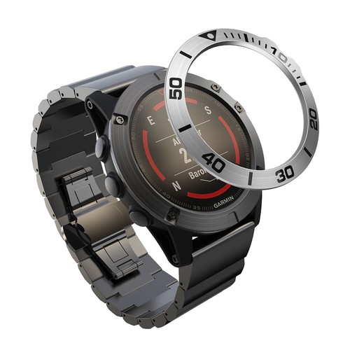 Do Garmin Fenix 5x 5x Plus aluminiowy pierścień lunetowy ochrona przed zarysowaniami osłona - Zdjęcie 12 z 15