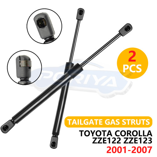 <!--F#f_0-->2x Tailgate Gas Struts for Toyota Corolla ZZE122 ZZE123 2001-2007 Hatchback<!--F/-->