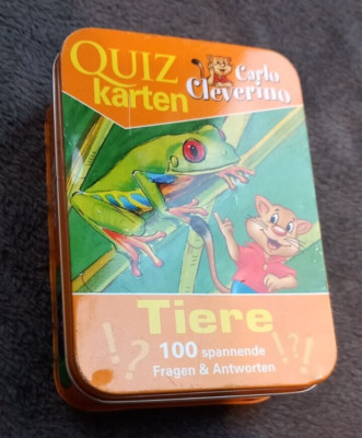 Carlo Cleverino, Quizkarten Tiere