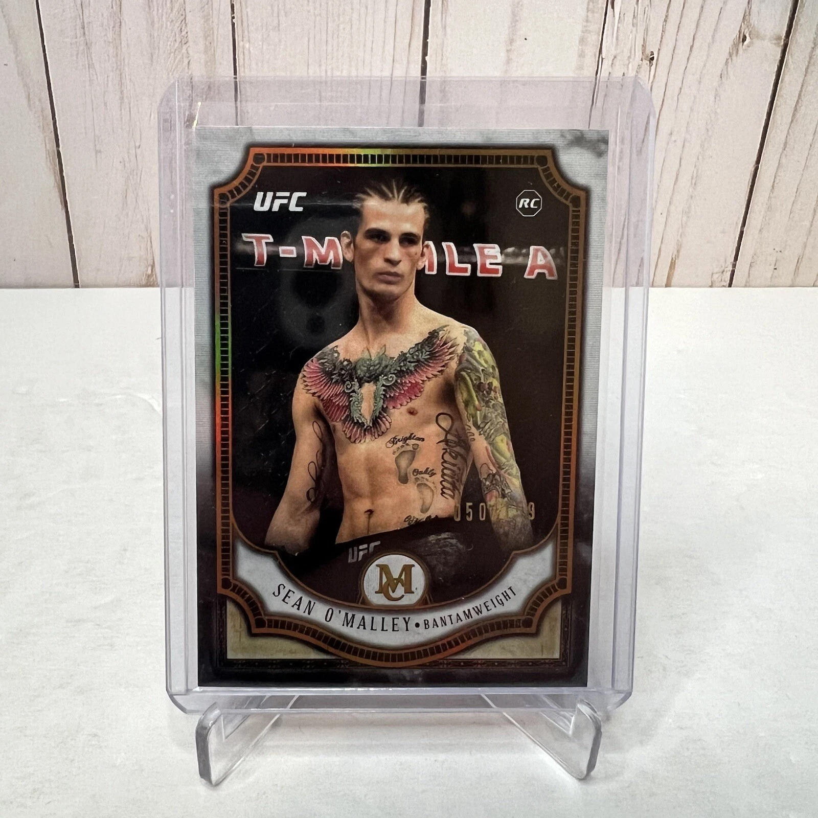 2018 Topps Sean O’Malley Rookie RC Copper /159 Museum Collection