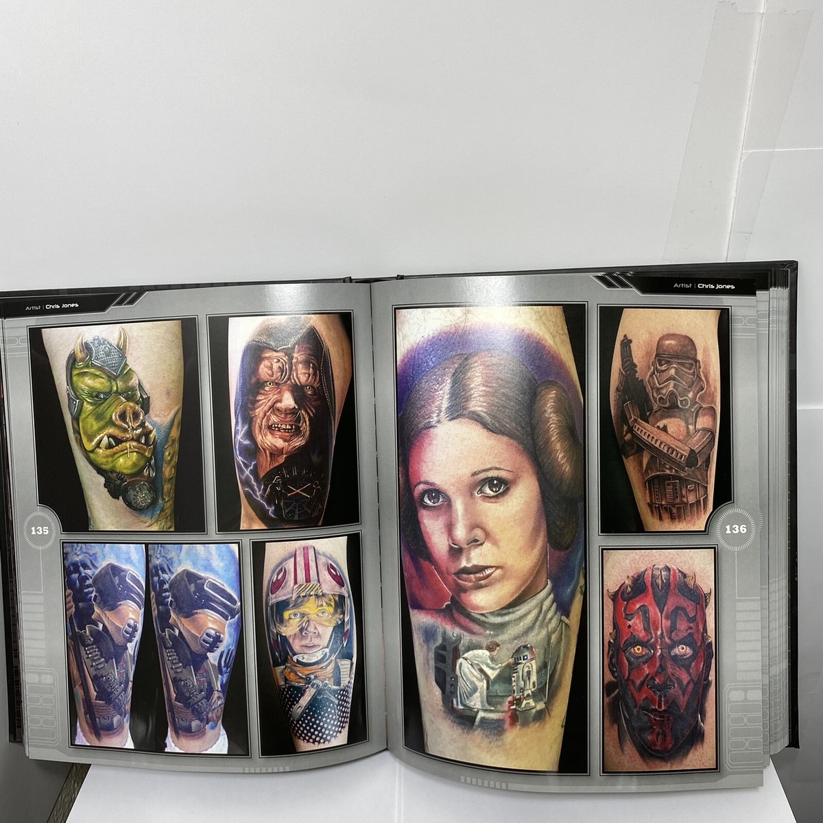 Star Wars Tattoos Coffee Table Book Force In The Flesh Vol 2