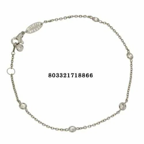 Bracciali di lusso in oro bianco di pietra principale zircone