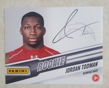 JORDAN TODMAN Signed 8 x10 PHOTO AUTOGRAPH PANINI ROOKIE CARD CHARGERS LA SD. rookie card picture