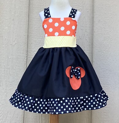 Girls Halloween Minnie Mouse Dress Up Dress | eBay