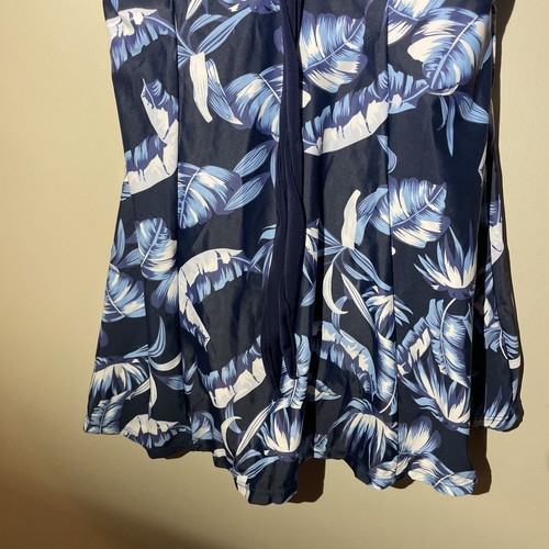 Ecupper size small One Piece Swimdress with Attached Boyshort Women’s Blue - Picture 4 of 8