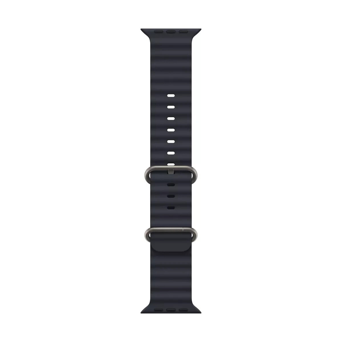 OEM Apple Watch Ultra 2 - 49mm Black Ocean Band Black Titanium Finish - New