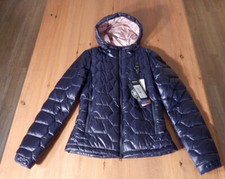 Blauer Women's Hooded Navy Blue Quilted Jacket Xs