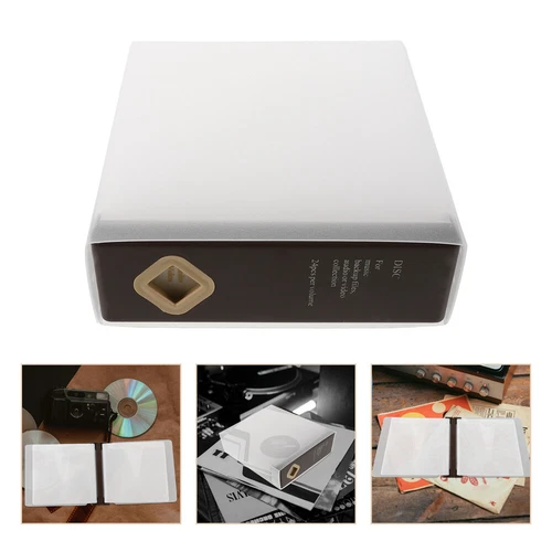  CD Storage Box Protective Case for Discs Dvd Sleeves Travel Holder