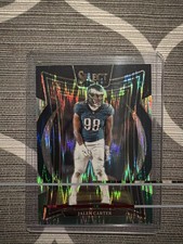 2024 Panini Select - Concourse Jalen Carter #65 Black & Green Shock Prizm