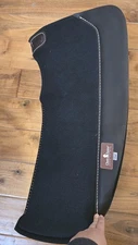 Classic Equine Contour Pedic Saddle Pad NWOT Barrel 28x30 Black Western Horse
