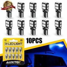 1020x 168 Blue 194 2825 2821 T10 Bulbs For Car Interior Dome Door Map Lights